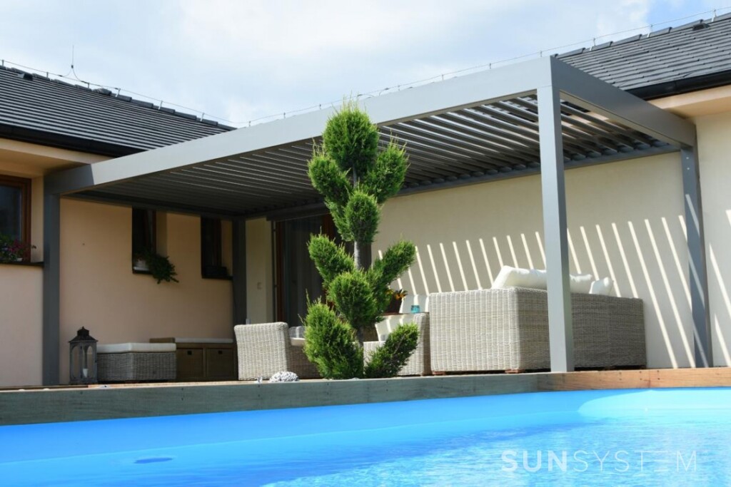 Hliníková pergola